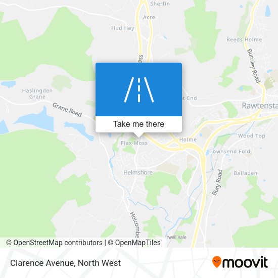 Clarence Avenue map