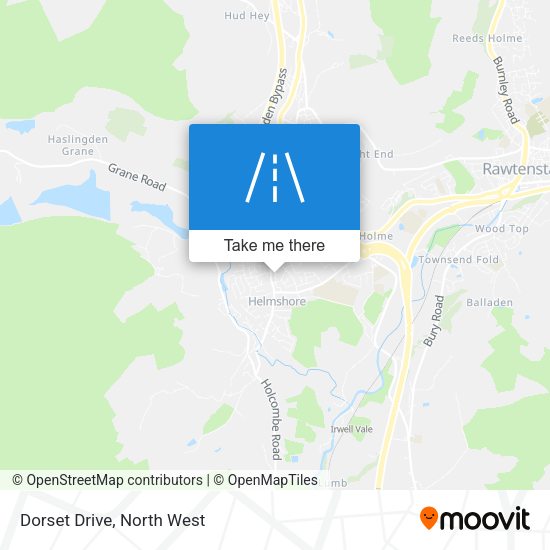 Dorset Drive map