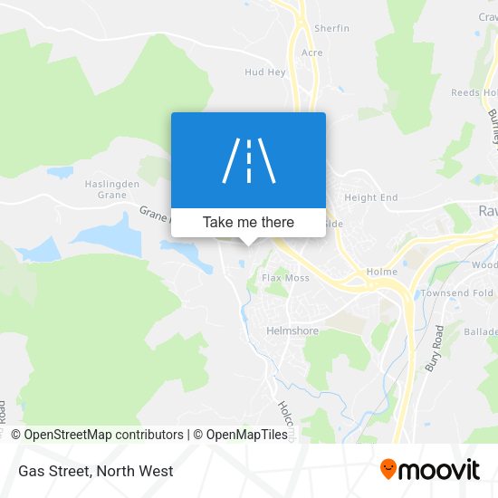 Gas Street map