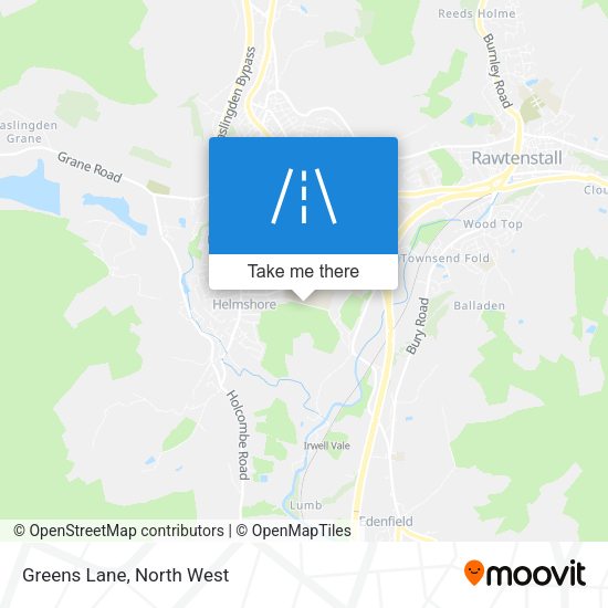 Greens Lane map
