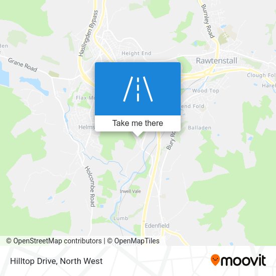 Hilltop Drive map