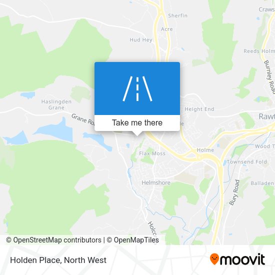 Holden Place map