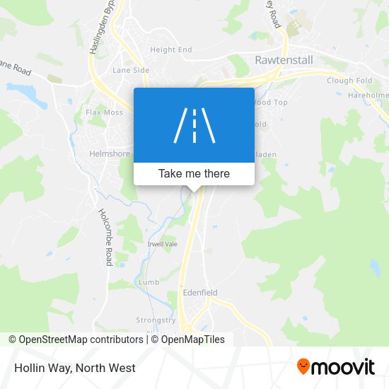 Hollin Way map