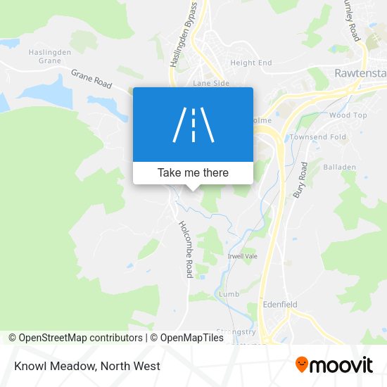 Knowl Meadow map