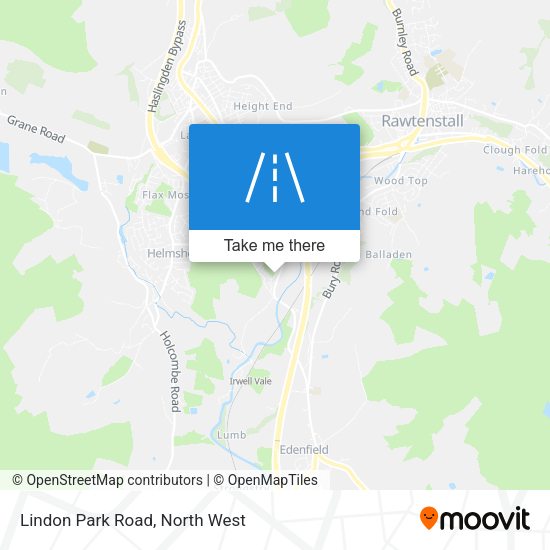 Lindon Park Road map