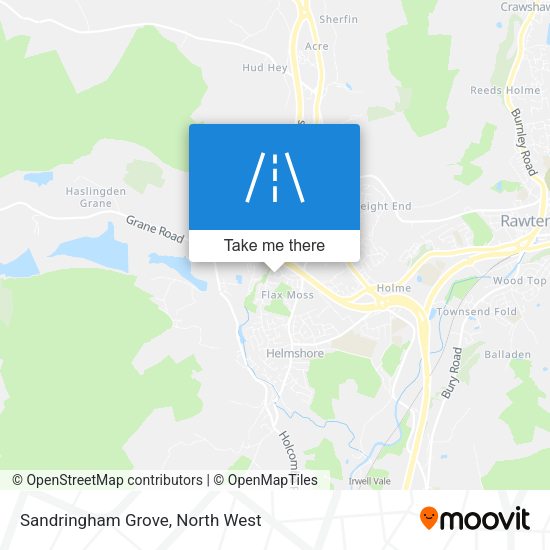 Sandringham Grove map