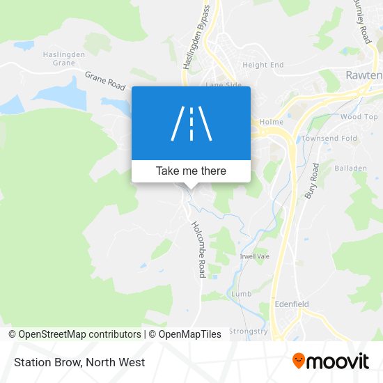 Station Brow map