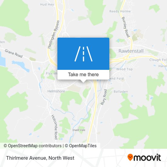 Thirlmere Avenue map