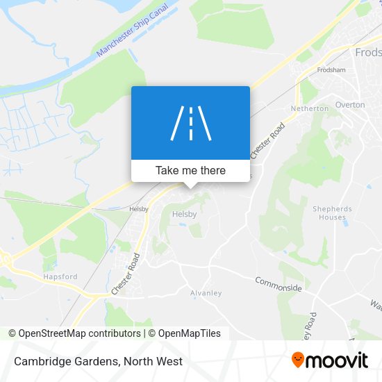 Cambridge Gardens map