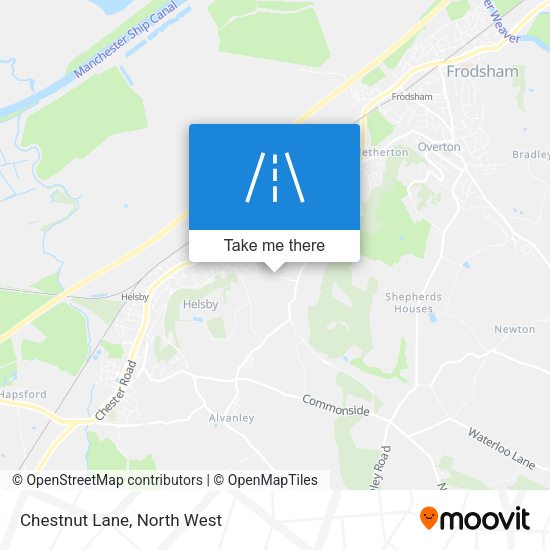 Chestnut Lane map