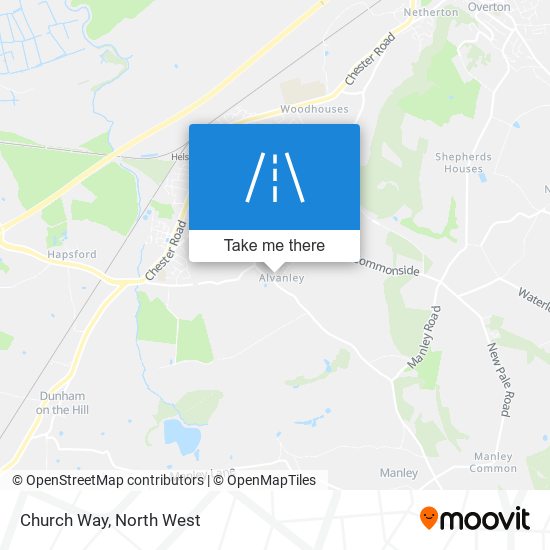 Church Way map