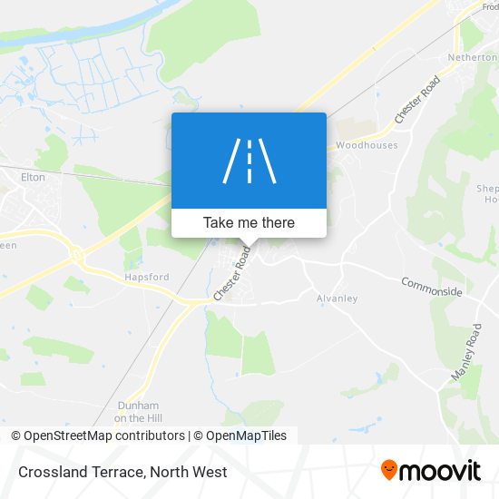 Crossland Terrace map