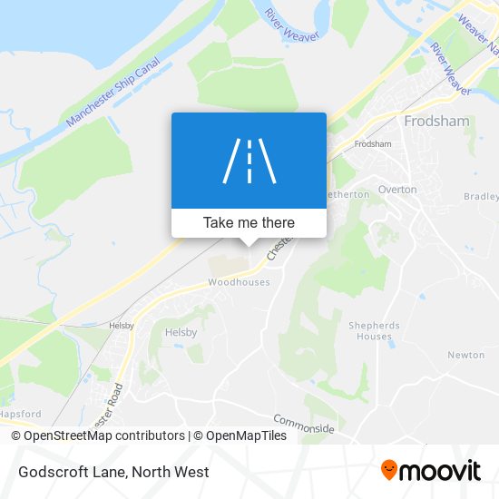 Godscroft Lane map