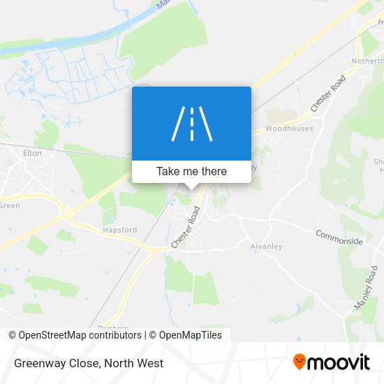 Greenway Close map