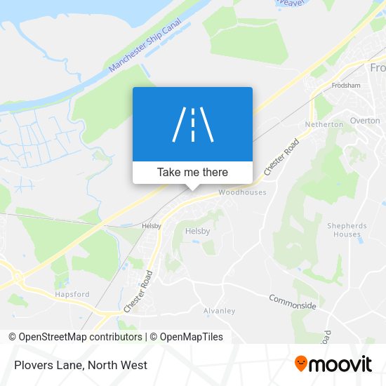 Plovers Lane map