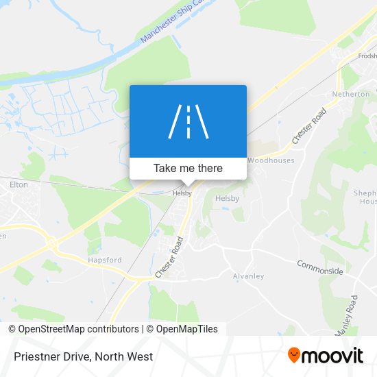 Priestner Drive map