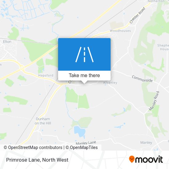 Primrose Lane map