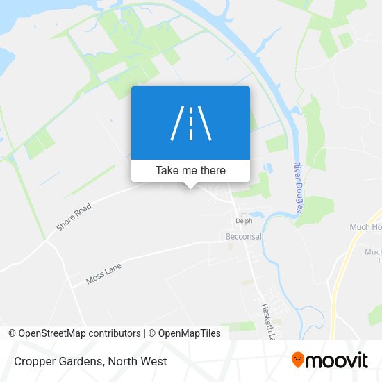 Cropper Gardens map