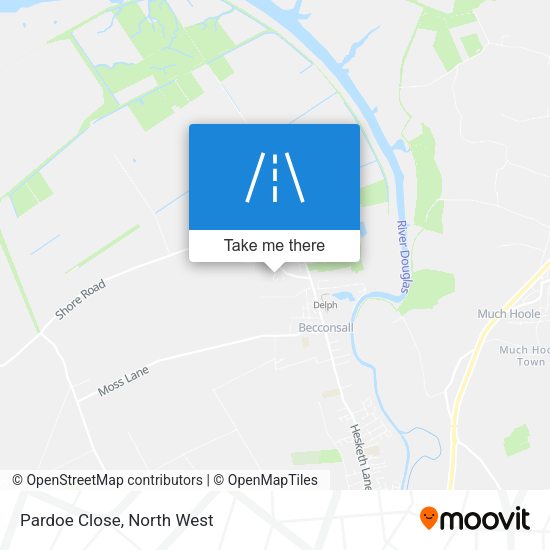 Pardoe Close map
