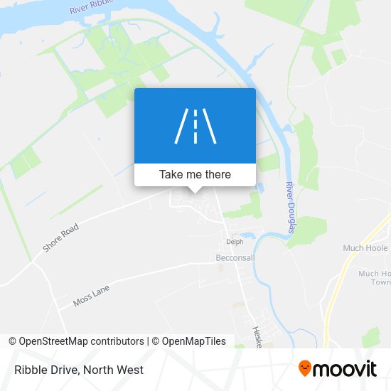 Ribble Drive map
