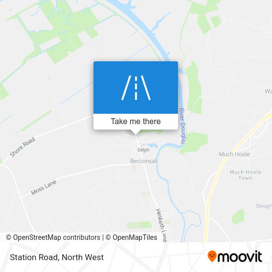 Station Road map