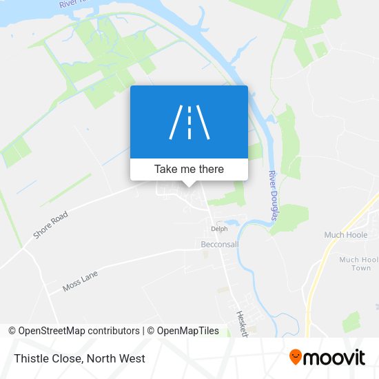 Thistle Close map