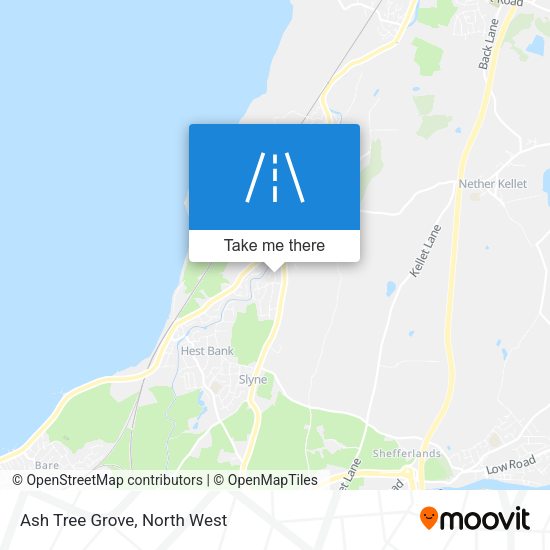 Ash Tree Grove map