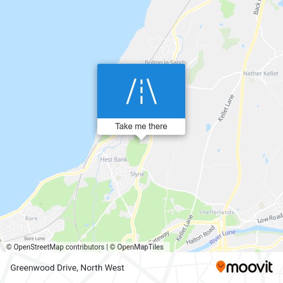 Greenwood Drive map