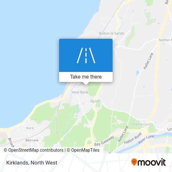Kirklands map