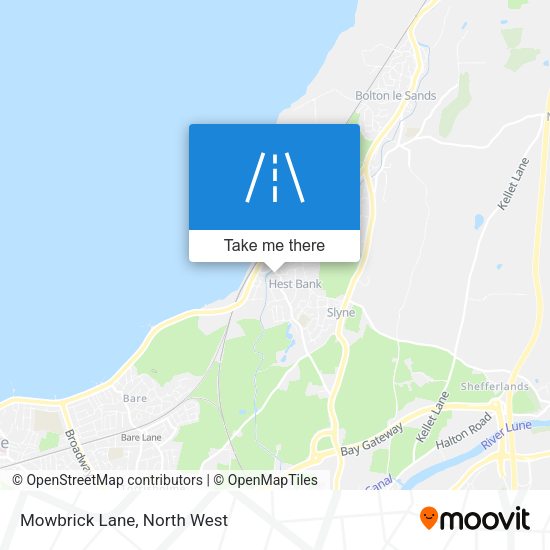 Mowbrick Lane map