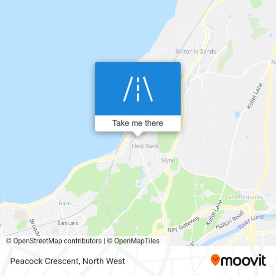 Peacock Crescent map