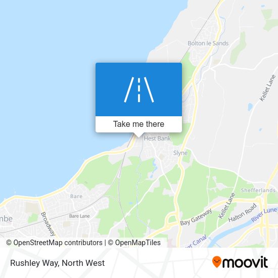 Rushley Way map