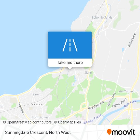 Sunningdale Crescent map