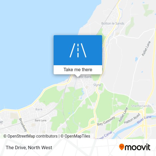 The Drive map