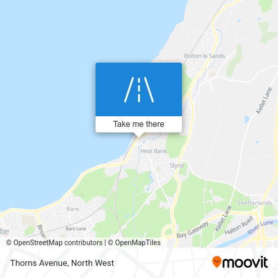 Thorns Avenue map