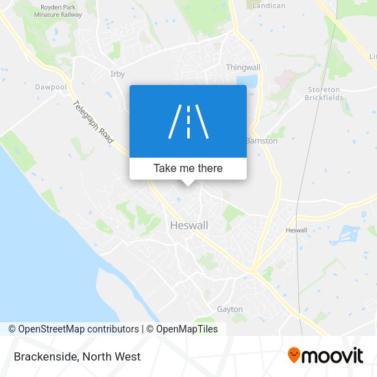 Brackenside map