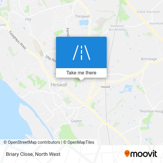 Briary Close map
