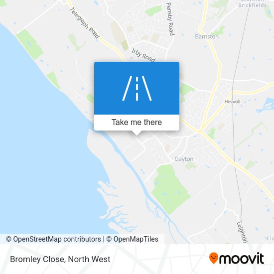 Bromley Close map