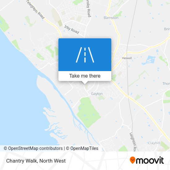 Chantry Walk map