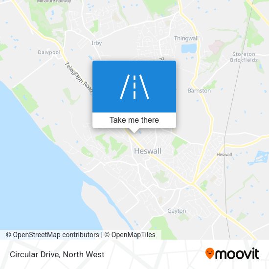 Circular Drive map