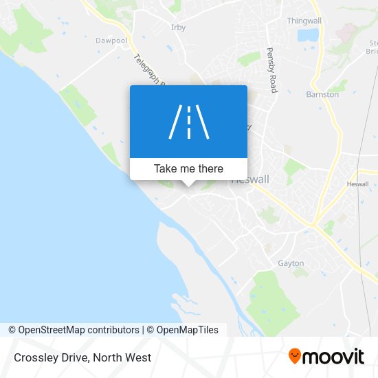 Crossley Drive map