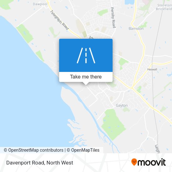Davenport Road map