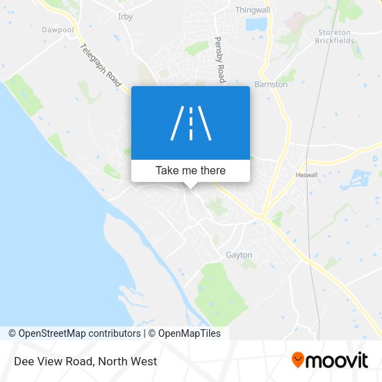 Dee View Road map