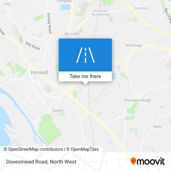 Dovesmead Road map