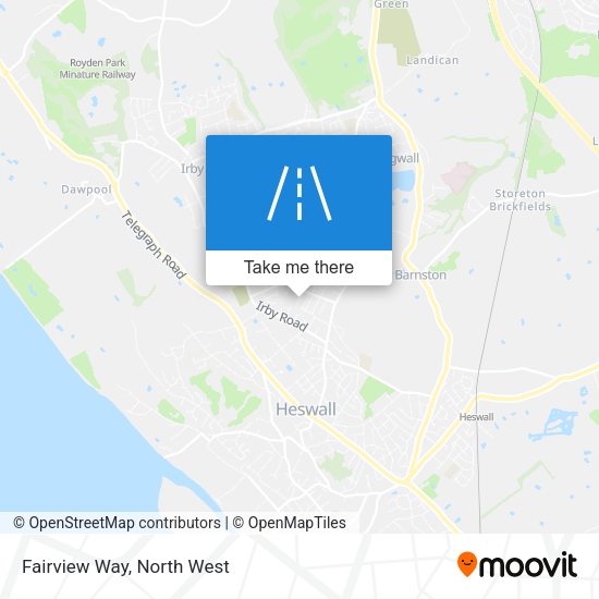 Fairview Way map