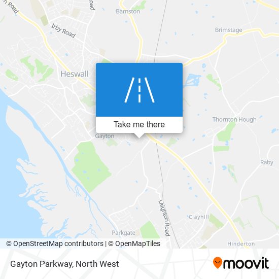 Gayton Parkway map