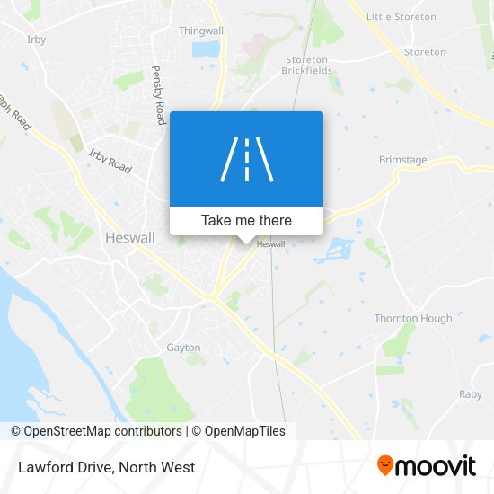 Lawford Drive map