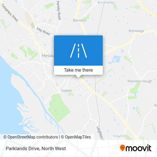Parklands Drive map