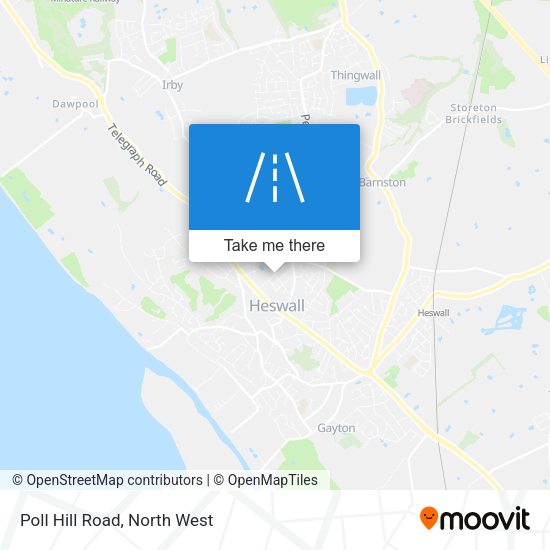 Poll Hill Road map