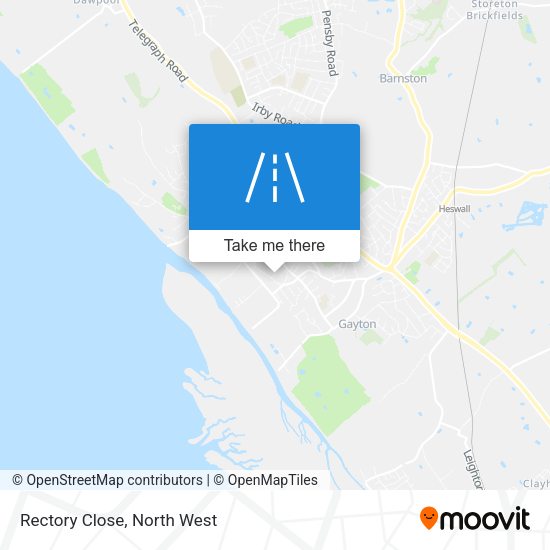 Rectory Close map